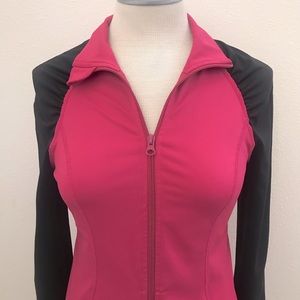Z by Zella Athletic Full Zip (Blk/Pink)(Size XS)